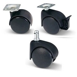 vendita online Ruote avo supporto in poliammide 6 nero art.164 Ruote per Arredamento Avo